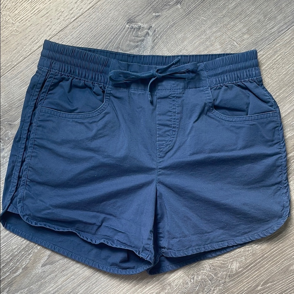 Eddie Bauer Blue 4in Inseam Shorts with Elastic Waist (size 2)